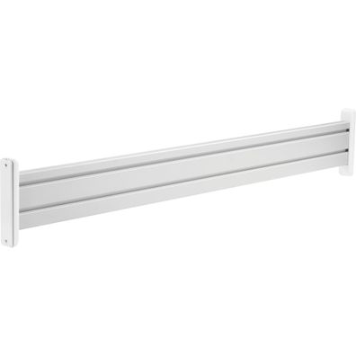 InLine Slatwall Panel Aluminium - für Tischhalterung - 1m