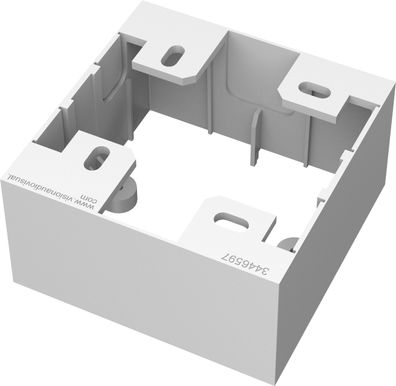 Vision TC3 Backbox1g, Weiß, 86 mm, 86 mm, 45 mm