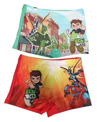 Ben10 2er Pack Bade-Shorts für Baden, Urlaub, mehrfarbig für Jungen