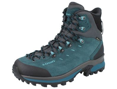 LOWA Randir GTX Mid´Damen Trekkingstiefel Wanderstiefel blau petrol arktis