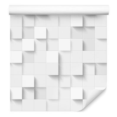 Muralo Vlies Tapete Abstraktion Würfel Geometrisch Muster 3D Effekt Wandtapete