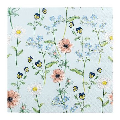 Lunchservietten „Little Garden“, 33x33 cm, 3-lagig, Home Fashion®, 20 Stück, Ostern,