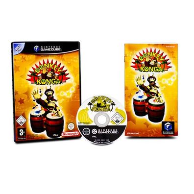 Gamecube Spiel Donkey Konga ohne Trommeln