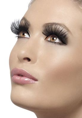 Smiffys - Falsche Wimpern Fake Lashes "Natural"