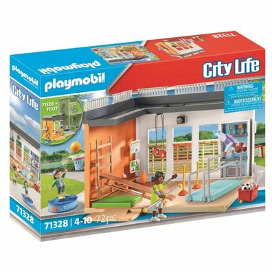 Playmobil 71328 City Life Anbau Turnhalle, Konstruktionsspielzeug
