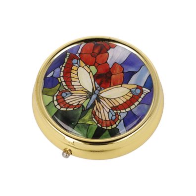 Goebel Louis Comfort Tiffany Pillendose 'Schmetterlinge' 2023