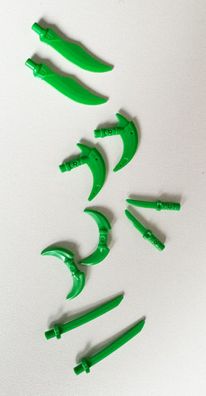 LEGO® Ninjago Waffensammlung 10 Waffen im Paket grün Neuware