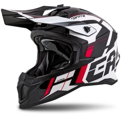 Crosshelm Helm Motorradhelm Motocross Cassida Pro II weiß Cross Motorrad Dirtbike