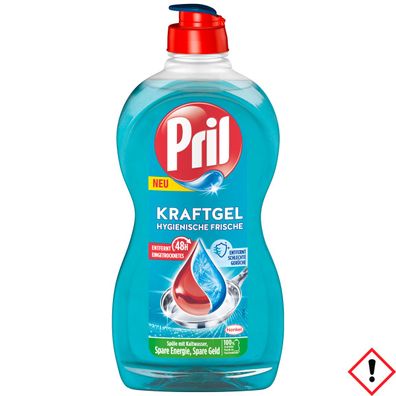 Pril Kraft Gel Hygienische Frische mit Kalt Aktiv Formel 450ml