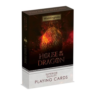 Number 1 Spielkarten House of the Dragon Kartenspiel Drachen Karten Targaryen