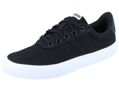 ADIDAS Damen Sneaker Halbschuhe Schnürschuhe Freizeitschuhe schwarz Textil