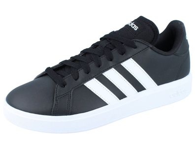 ADIDAS Grand Court Base.20 Herren Sneaker Halbschuhe Scnürschuhe weiß/ schwarz