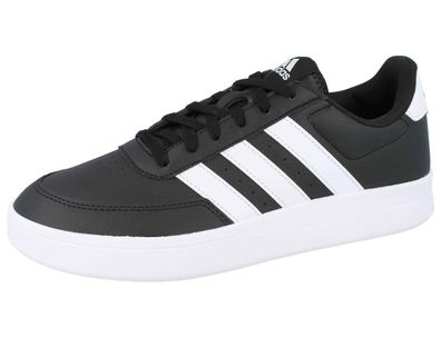 ADIDAS Breaknet Herren Sneaker Halbschuhe Schnürschuhe schwarz weiß Textil