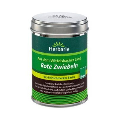 Herbaria 3x Rote Zwiebeln bio -Bioland M-Dose 50g