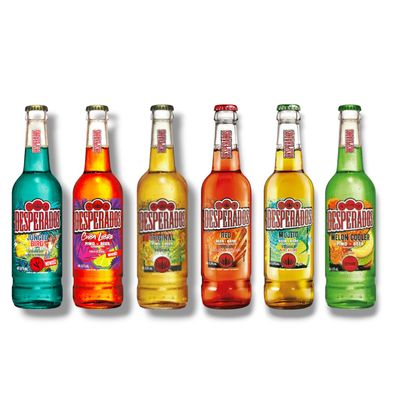 Desperados Probierpaket- Unsere Bestseller ...6 x 0,4 L Flaschen mit 4,5%