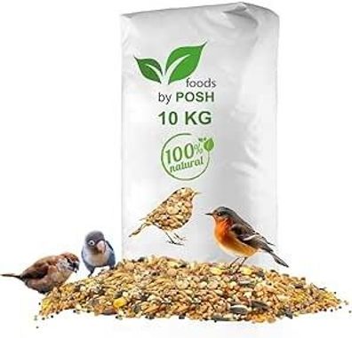 10kg Streufutter Vogelfutter Wildvogelfutter 4 Jahreszeiten Premium Mischung