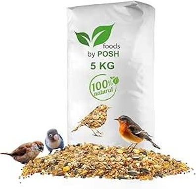 5kg Streufutter Vogelfutter Wildvogelfutter 4 Jahreszeiten Premium Mischung