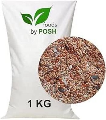 1kg Streufutter Vogelfutter Wildvogelfutter 4 Jahreszeiten Premium Mischung