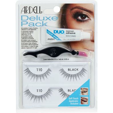 Ardell Deluxe Pack Lashes 110 Black Set 4 Artikel