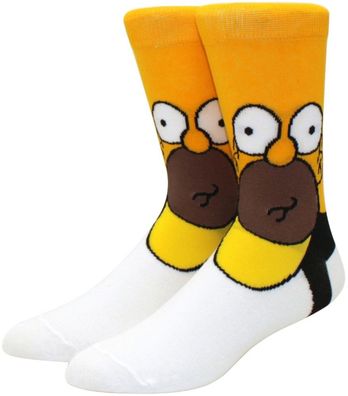 Homer Simpson Gelbe Socken - The Simpsons Cartoon Heroes Lustige Motiv-Socken