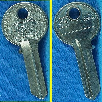 Schlüsselrohling Börkey 595 1/2 L (alt) für Burgwächter, Viro, Volm Vorhängeschlösser