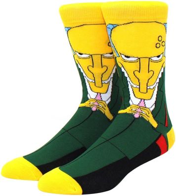 Mr. Bruns Gelbe Socken - The Simpsons Cartoon Heroes Lustige Motiv-Socken