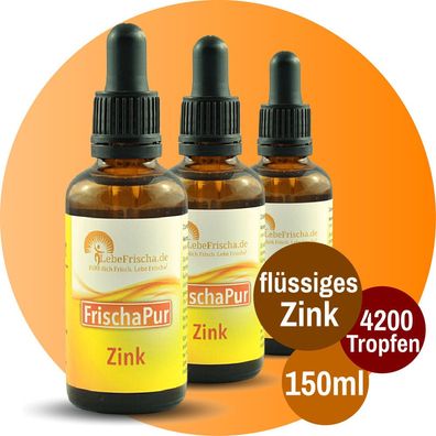 Zink Tropfen 50ml als flüssiges Zinksulfat für Immunabwehr & Wundheilung