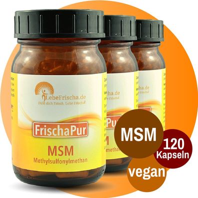 MSM Kapseln organischer Schwefel 2000mg für Gelenke & Haut