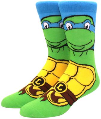 Leonardo Motiv-Socken Teenage Mutant Ninja Turtles Socken Cartoon TMNT Socken