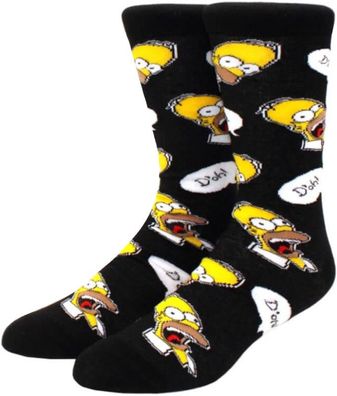 Homer Simpson D´oh! Socken - The Simpsons 3/4-Länge Cartoon-Socken