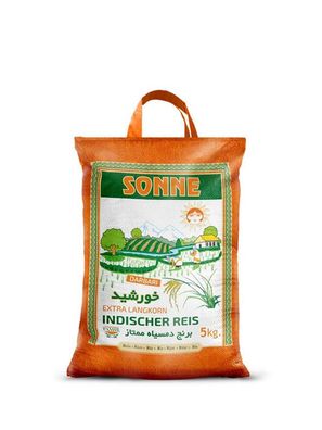 Khorshid Basmatireis Sonne Darbari 5 Kg Extra Langkorn Reis