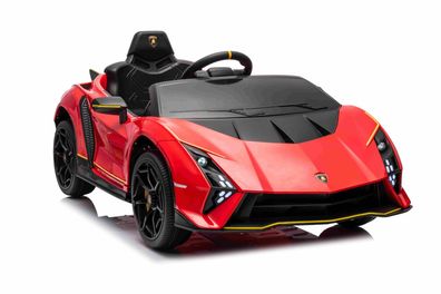 Lamborghini Invencible Sportwagen Elektrofahrzeug Bluetooth 2Motoren 12V Rot