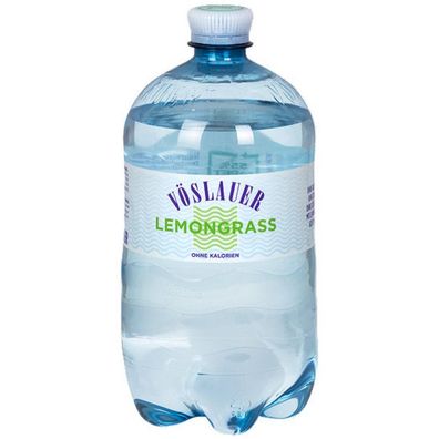 Mineralwasser Vöslauer Lemongrass natürliches Lemongrass Vegan 1l