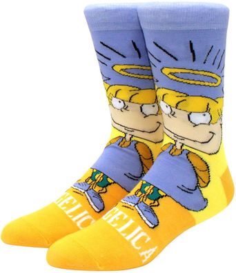 Rugrats Angelica Pickles Socken - Nickelodeon Cartoon-Socken in 3/4-Länge