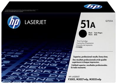 HP Toner Q7551A Schwarz (ca. 6.500 Seiten)