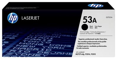 HP Toner Nr. 53A Q7553A (ca. 3000 Seiten)