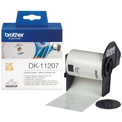 CD / DVD Etiketten DK-11207 (100 St.) weiß Ø 58mm