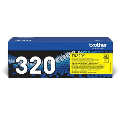 Brother Toner TN-320Y Gelb (ca. 1500 Seiten)