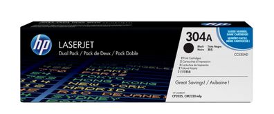 HP Toner CC530AD Doppelpack Schwarz (2x ca. 3.500 Seiten)