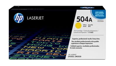 HP Toner 504A Gelb (ca. 7000 Seiten)