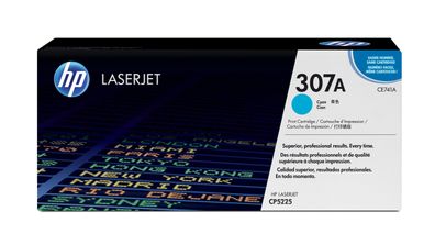 HP Toner 307A CE741A Cyan (ca. 7300 Seiten)