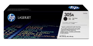 HP Toner 305A CE410A Schwarz (ca. 2200 Seiten)