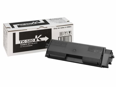 Kyocera Toner TK-580K Schwarz (ca. 3.500 Seiten)