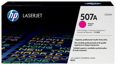 HP Toner 507A CE403A Magenta (ca. 6.000 Seiten)