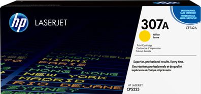 HP Toner 307A CE742A Gelb (ca. 7300 Seiten)