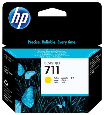 HP Tintenpatrone Nr. 711 (CZ132A) Gelb 29ml