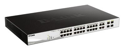 D-Link DGS-1210-24P 24-Port Layer2 PoE Gigabit Smart Managed