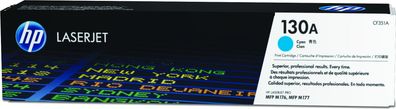HP Toner Nr. 130A CF351A cyan (ca. 1.000 Seiten)