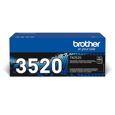 Brother Ultra Jumbo Toner TN-3520 Schwarz (ca. 20000 Seiten)