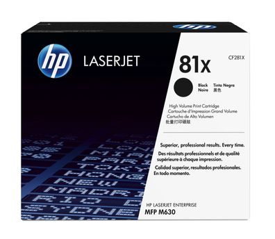 HP Toner 81X Schwarz (ca. 25.000 Seiten)